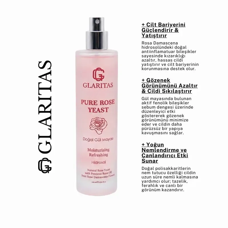 Glaritas Gül Mayası %100 Doğal ve Saf 100 ml
