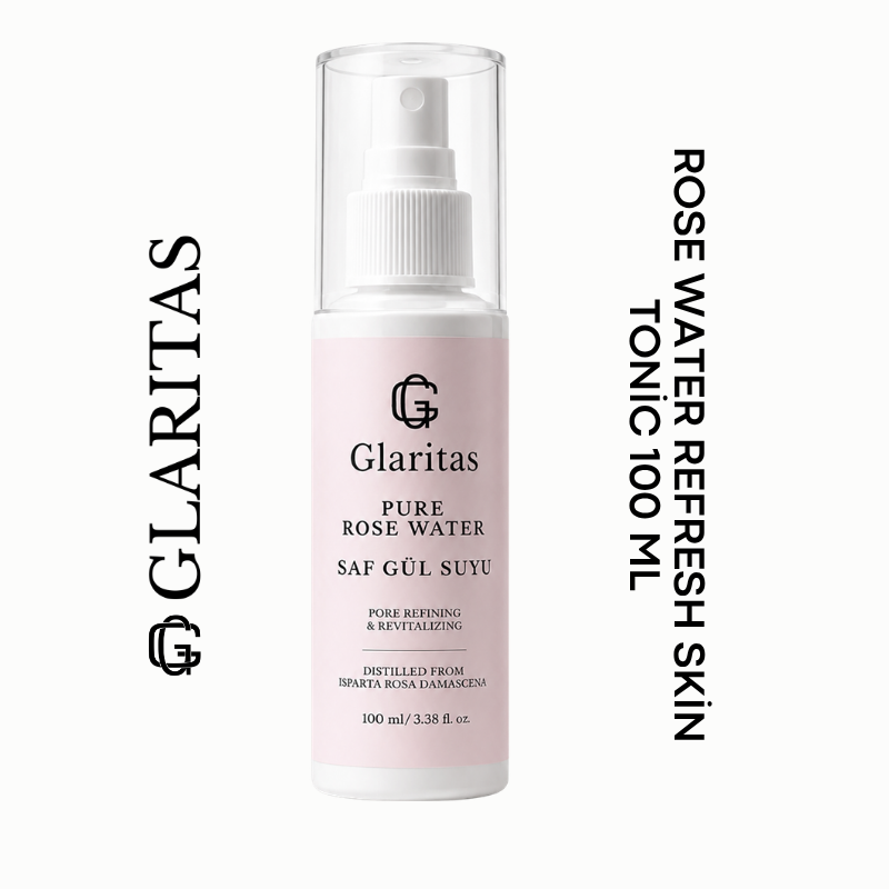 Glaritas Rose Water 100% Natural and Pure 100 ml