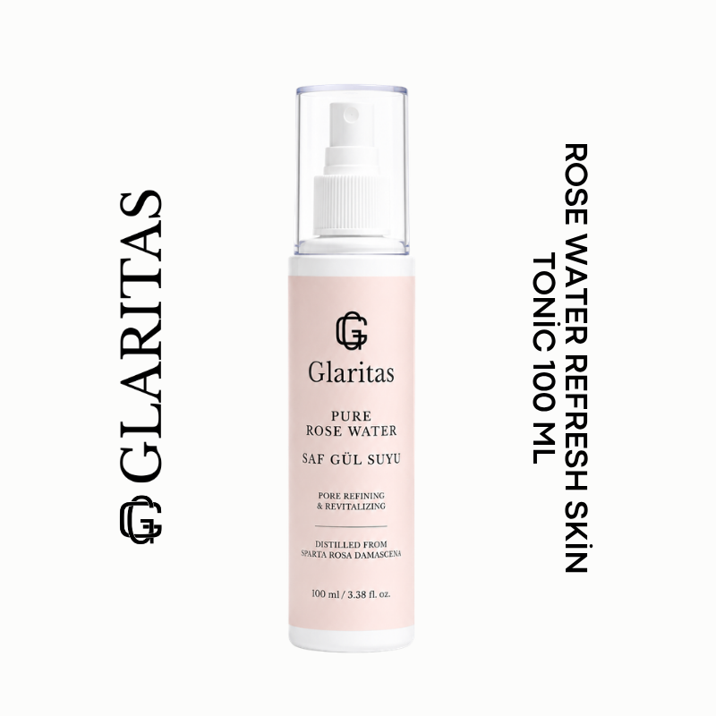 Glaritas Rose Water 100% Natural and Pure 100 ml