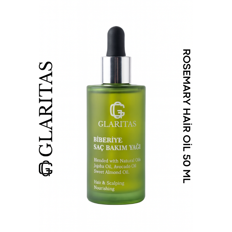 Glaritas Rosemary Hair Care Oil 100% Natural and Pure 50 ml